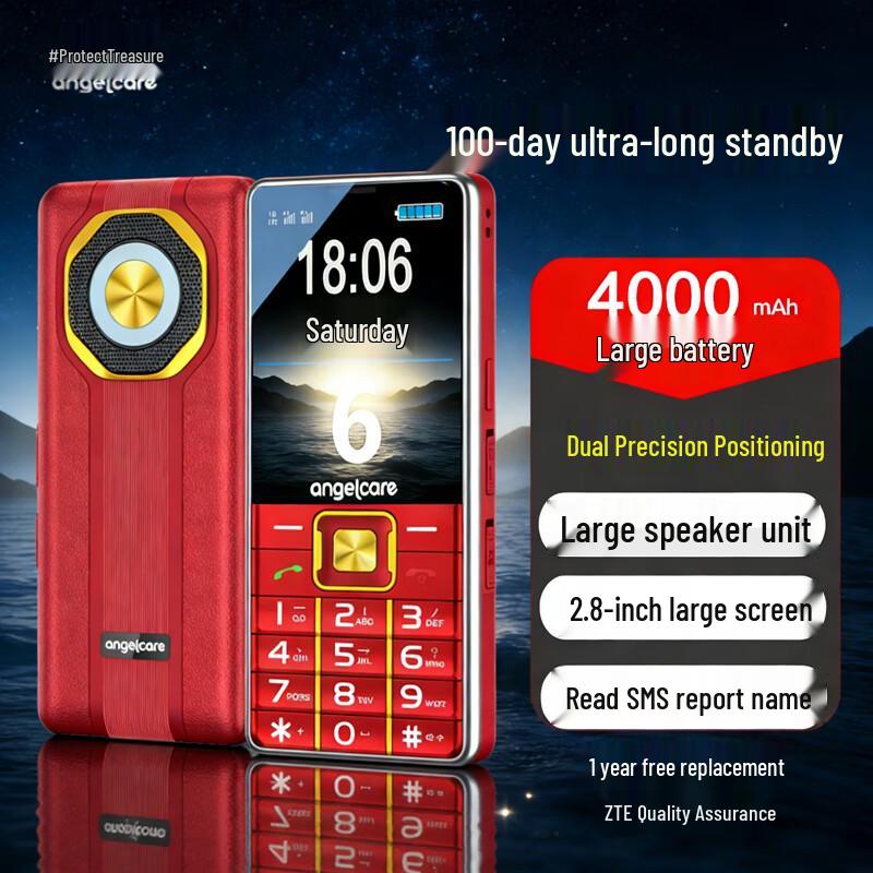 Shouhubao K998 4G Időseknek szánt Gombos Mobiltelefon (CN verzió)