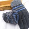 Autumn and winter men's wool gloves