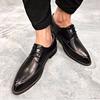 Leder Formale Oxford Männer Schuhe Schnüren Spitzschuh Business Büroarbeit Kleid Schuhe Männliche Schuhe