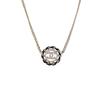 Chanel ABG722B22896 Necklace Champagne Gold Metal/leather Women