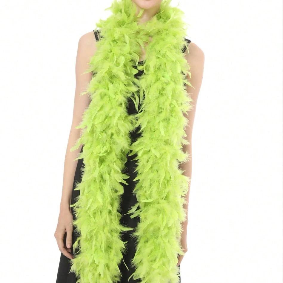 DIY Pink Turkey Feather Boa 2 Meter 40g 60g 90g Fluffy Chandelle Feathers for Carnival Party Dress Clothes Costume Scarf Shawl