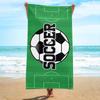 Basketball Print Beach Towel Sport Themed Quick Dry Sand Free Absorbent Lightweight Towel for Boy Teen Men Beach Pool Gym Travel