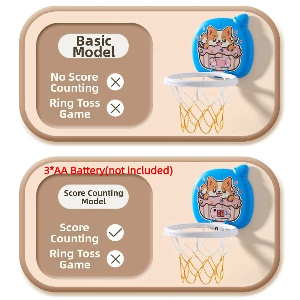 Wall Mount Baby Basketball Toy Set Foldable Basketball Training Toy  Bedroom Play