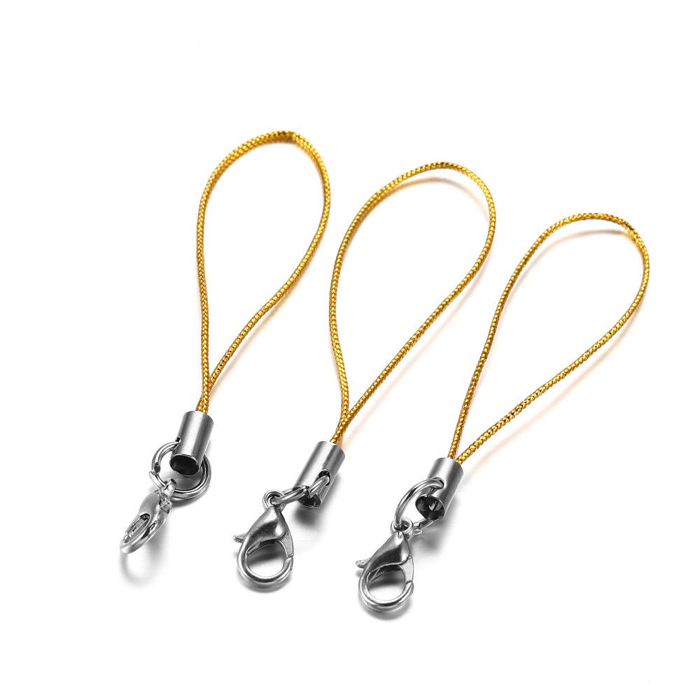 Lobster Clasp Nylon Phone Strap Doll Lanyard Jewelry Craft Accessory