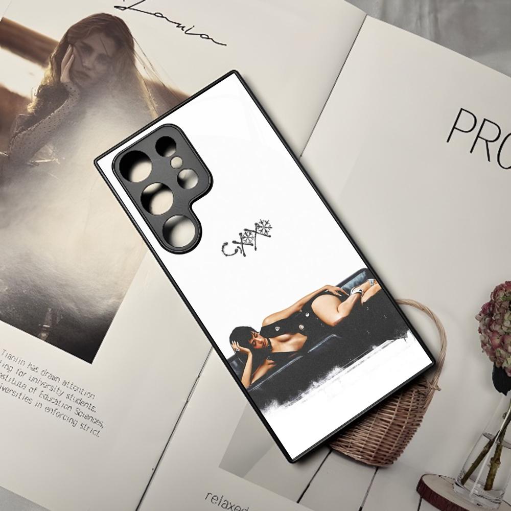 C-Camila C-Cabello Cxoxo Handyhülle Für Samsung Galaxy S26 S25 S24 S23 S22 S20 S21 Edge Ultra Plus Fe Farbige Silberne Hülle