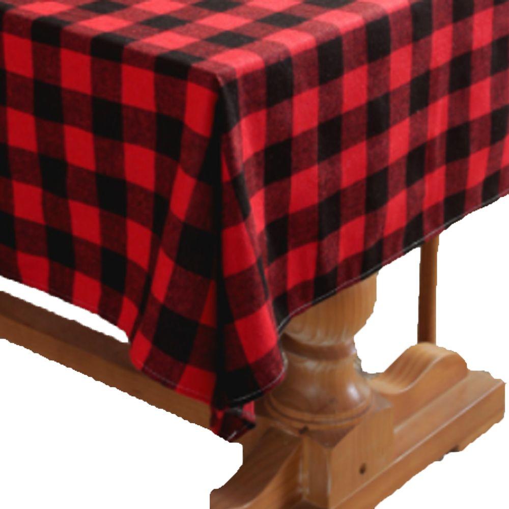 Party Wedding Checked Square Dining Tablecloths Tablecloth Table Cover Christmas Decorations