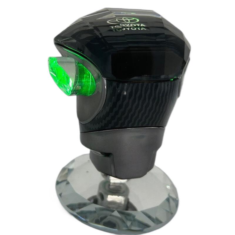 Crystal Luminous Gear Shift Knob for Ford Focus, Mondeo, Kuga, EcoSport, Fiesta, and Edge Models with Manual Transmission.