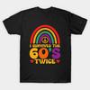 Men Black Print T-shirt I Survived The Sixties 60S Twice Funny No-Cut Heat Transfer Print Cotton Tshirt