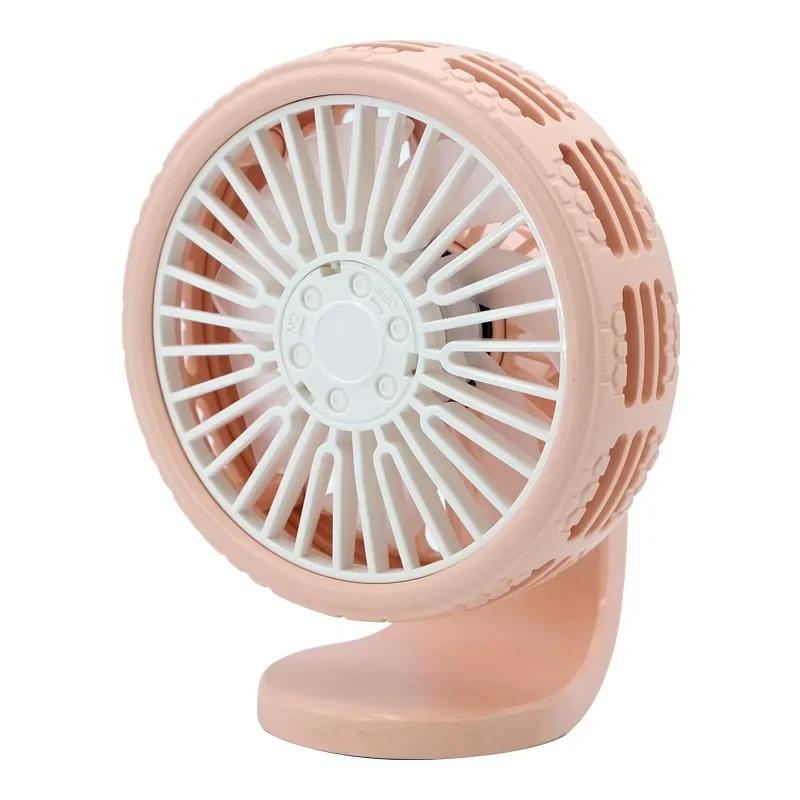 Car Multi-function Electric Fan Car Air Outlet Center Console Large Wind Mute Mini Fan Home Car Fan Dual-use