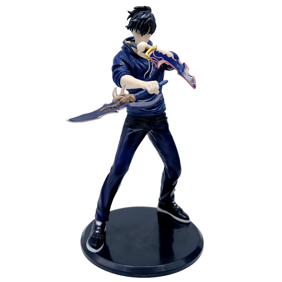 In Stock Solo Leveling Shadow King Figure Sung Jinwoo Cheng Xiaoyu Handheld Model Desktop Ornament Anime Collection Model Gifts