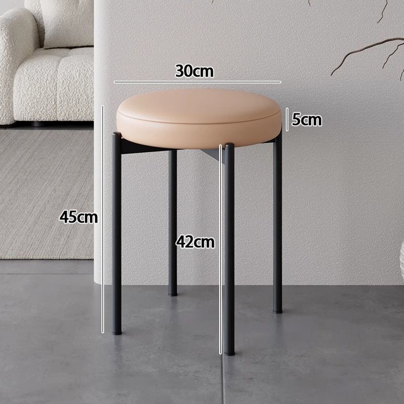 Modern Minimalist Dining Stool Nordic Luxury Design Restaurant Stool Stackable Portable Restaurant Furniture