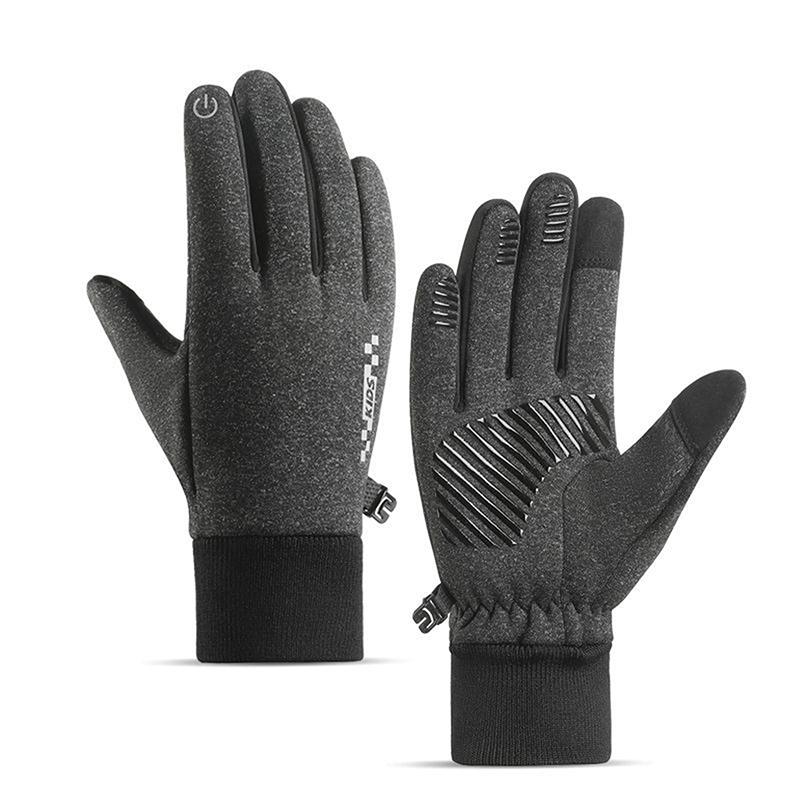 Winter Cycling Gloves For Boys And Girls Warm Fleece Touchscreen Waterproof Keep Warm Gloves For Riding Mittens Hand Warmer