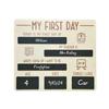 First Day of School Board Dry Erase Reusable Back to School Wooden Commemorative Sign Decoration Preschool Kindergarten Students Souvenir Gift