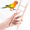 Bird Ladder for Cage, 3 PCS Bird Cage Ladder Wooden Hanging Parrot Wood Step Parakeet Ladders Climbing Small Wooden Ladders for Birds Parakeets