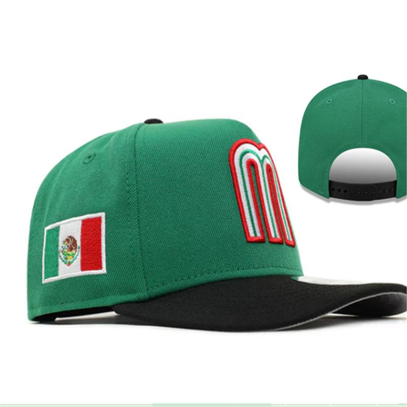 Cappellino da Baseball Regolabile con Visiera a Becco d'Anatra 'New Mexico' 2025 con 'M' Ricamata per Uomo e Donna
