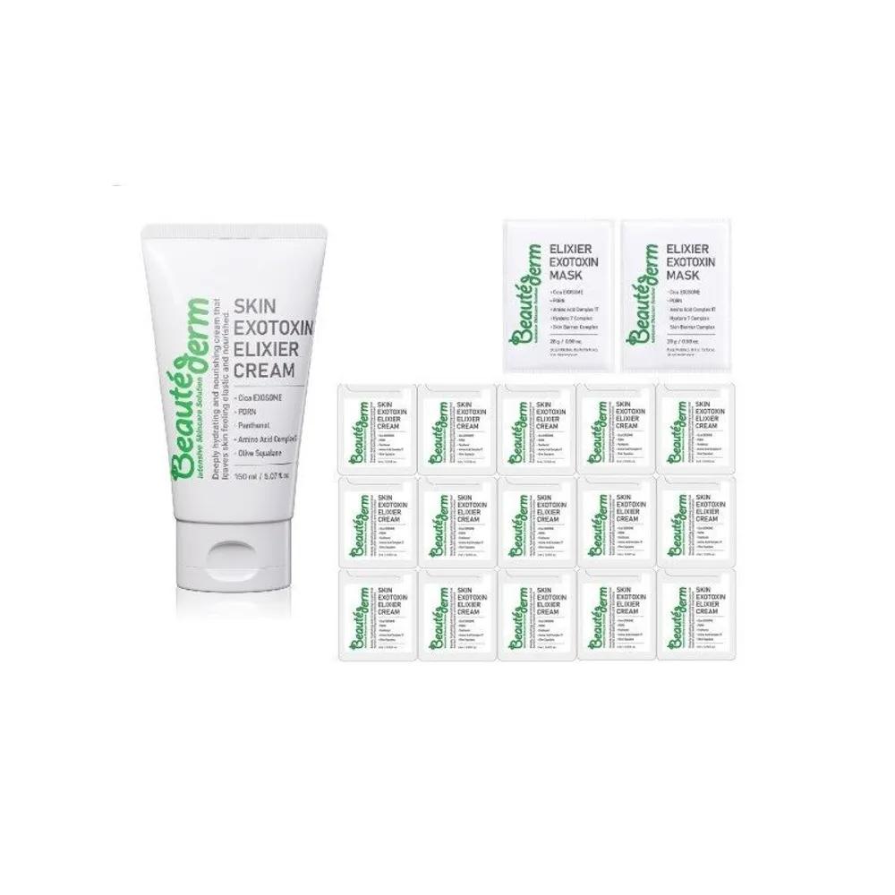 BEAUTEDERM Exotosin Elixir Moisture Cream 150ml+45ml/2 Mask Packs