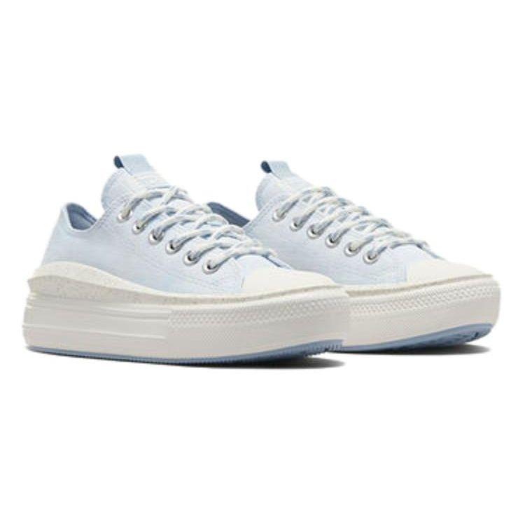 Converse All Star Move Platform Low Cloudy Daze/Egret/Rainy Daze Casual Shoes A07607C