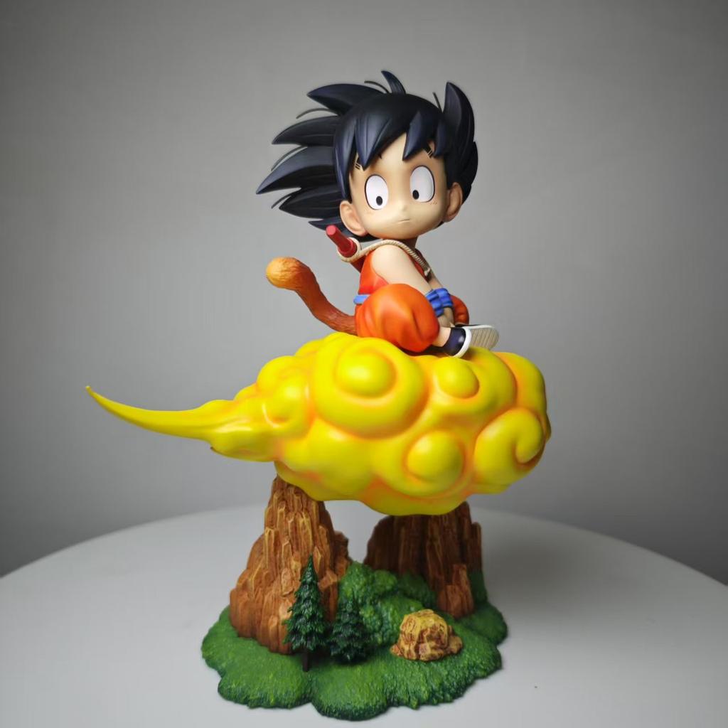 21cm/8.27inch Dragon Ball Kintoun Goku Figure Kid Goku Pvc Action Figures Collection Model Toys Gifts