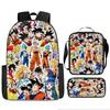 Dragon Ball Z Backpack Cartoon Oxford Fabric School Bag With Breathable Straps For Middle School Students