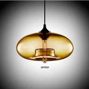 Modern Art Deco Hanging Colorful Glass Pendant Lamp For Restaurant Living Room Kitchen Bar Cafe Hanging Ceiling Light Fixture