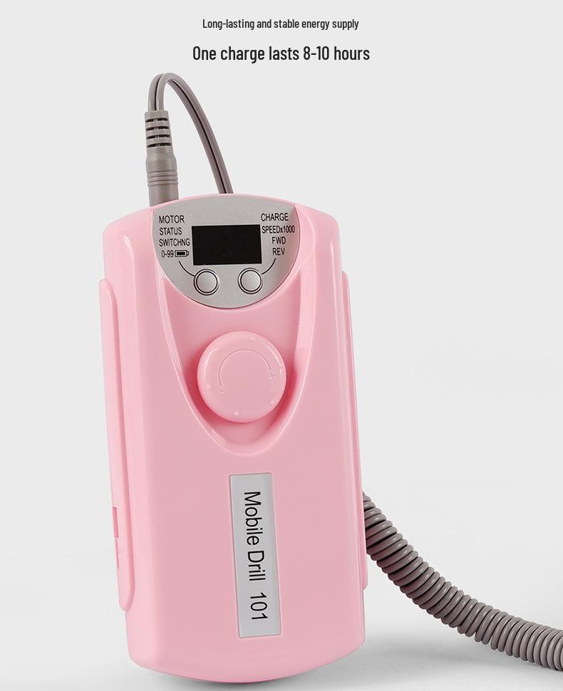 Rechargeable 30,000 RPM Professional Nail Drill for Gel Polish Removal