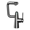Copper Digital Display Bathroom Faucet Robotic Arm 360 Swivel for Vanity Sink 15.5x27cm Single Lever Cold Hot Water Flow