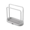 Kitchen Sink Faucet Rack: Dishcloth & Sponge Holder with Drain Basket