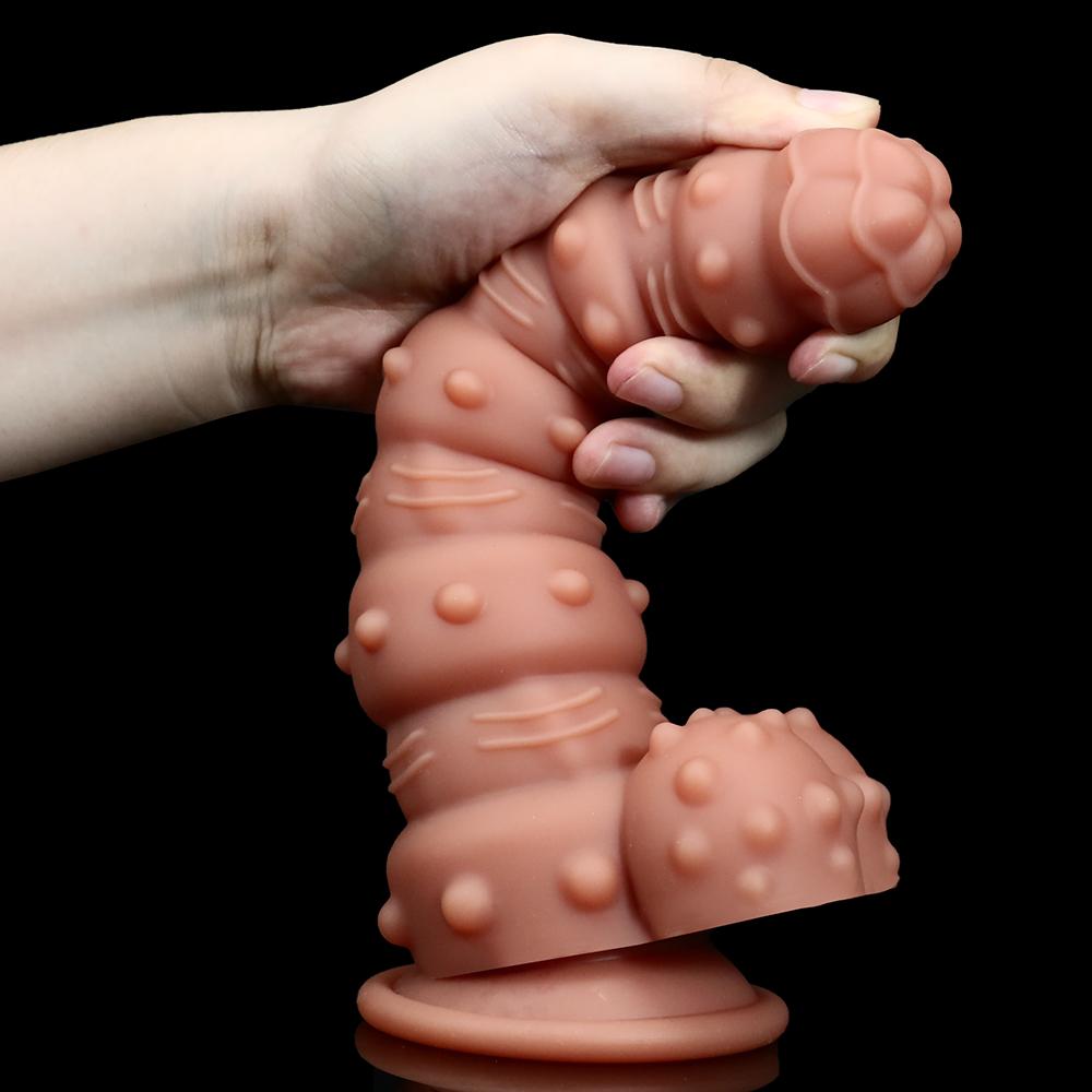 Silica Gel Realistic Dildo for Women Masturbator Soft Jelly Suction Cup Anal Big Penis Anal Plug Erotic Adults Female Lesbian Sex Toys