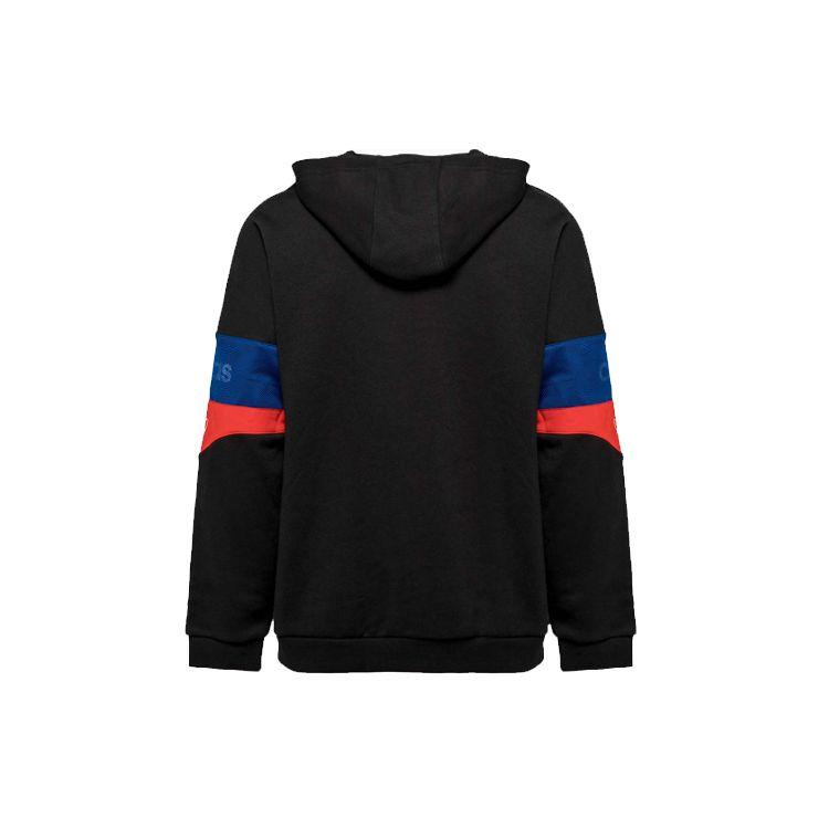 adidas Originals Men's Black Color-Block Sleeve Hoodie ED7173