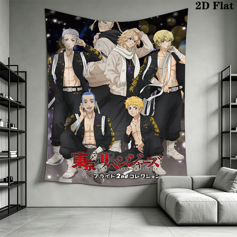 Tokyo Revengers Pattern Home Decor Tapestry, Wall Hanging, Decorative RV Wall Cloth.DGT0925233