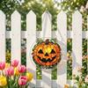 Halloween Acrylic Puzzle Suncatcher Window Hanging,7.87 Inch Sun Catcher Window Decoration Ornament, Ideal for Gifting and Home Decor, for Women