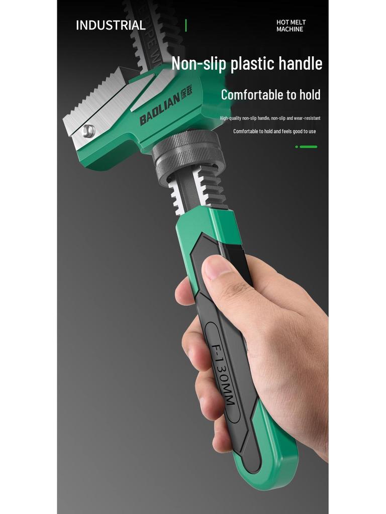 Baolian Multifunctional F-Type Pipe & Throat Pliers - Large Opening, Right Angle, Universal Household Wrench