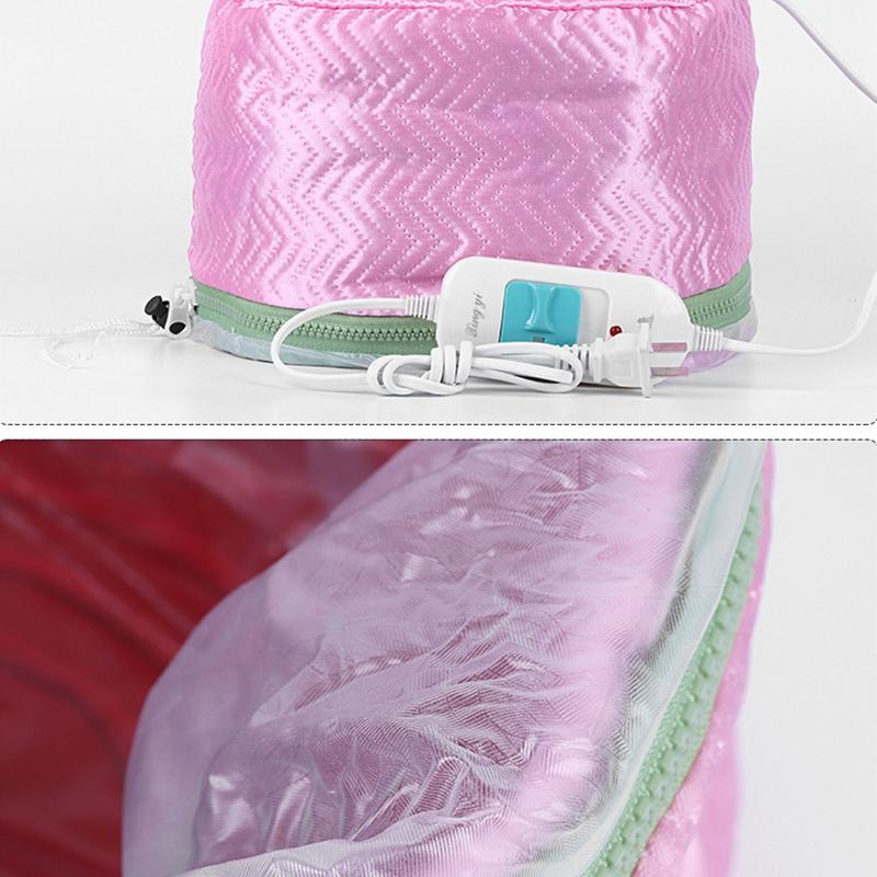 Adjustable PU+PVC Liner Hair Steamer Dryers Cap Electric Hair Heating Thermal Cap Treatment Hat SPA Home Salon Hair Styling Care