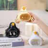 Duck Shape Cute Duck Bottle with Straw Large-Capacity Big Belly Cup Big Belly Water Bottle  Cycling