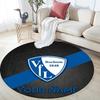 Custom Name VfL Bochum Round Area Rug,Carpet Rug for Living Room Bedroom Sofa Playroom Decor,Non-slip Floor Mat