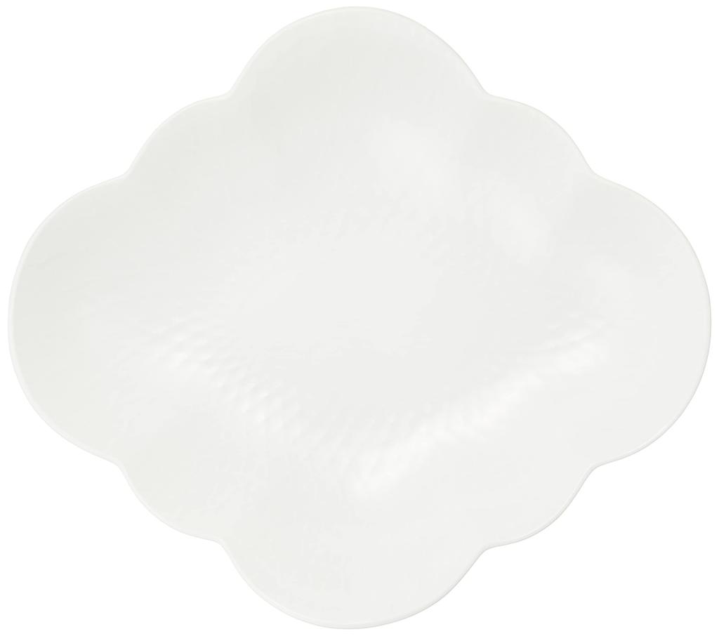 [Authentic Imported Product] Royal Copenhagen White Palmette Flower Bowl 26cm - Wedding Gift Present 1016963