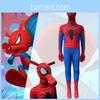 Spiderham Superhelden-Cosplay-Jumpsuit aus Milchseide für Anime-Rollenspiele und Halloween-Specials inklusive