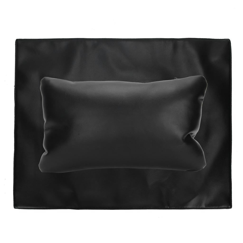 Nail Art Hand Pillow Waterproof Manicure Hand Holder Removable Nail Rest Cushion MatBlack