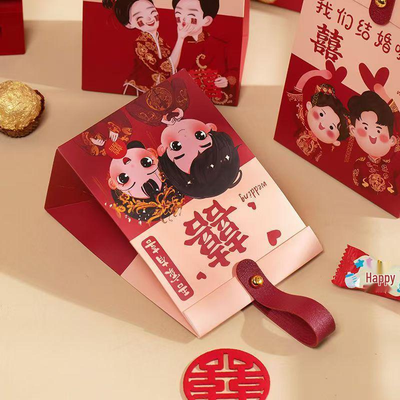 2025 Cartoon Wedding Candy Gift Boxes
