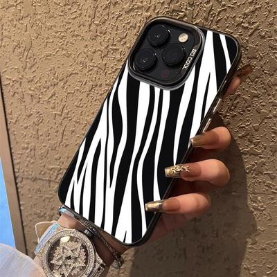 Zebra Stripes Phone Case for iPhone 16 Pro Max/15/14/13/12/11/XS
