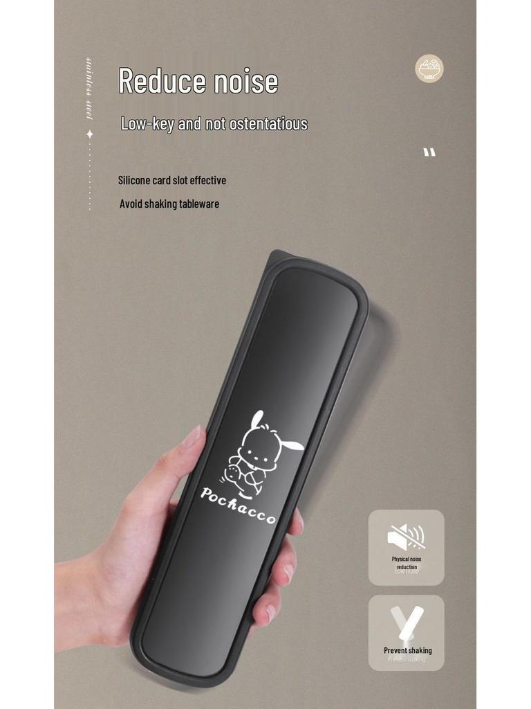 Portable Stainless Steel Cutlery Set: Spoon, Chopsticks, and Fork for Home or Student Use