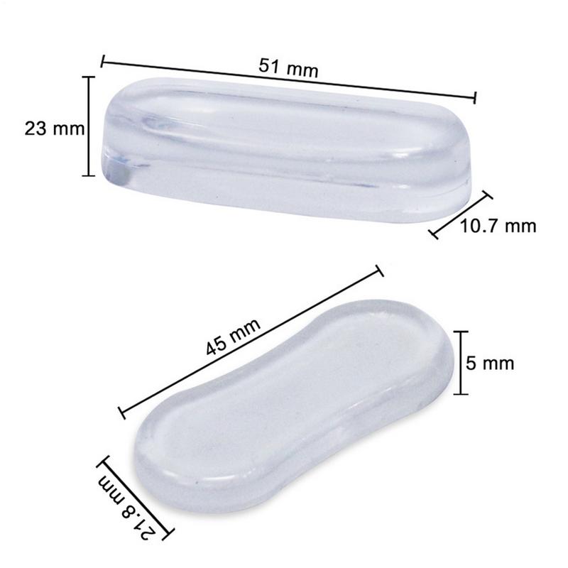 Durable Silicone Toilet Seat Bumper Silicone Rubber Bumpers Toilet Lid Pads Bathroom Replacement Parts Toilet Accessories