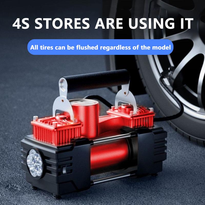 Brichetă Afișaj digital inteligent Motor 540 Cilindru unic Compresor de aer Anvelopă auto portabil indicator de anvelope pentru sarcini grele