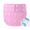 WEEOATAR Adult Diaper Incontinence Pants for Nursing Easy To for Home and Nursing Pink Cover, Care, Reusable, Quick-Drying, Adjustable, Leak-Proof,