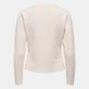 Fine Knit Cardigan with Round Neck Prime Life Golden Buttons Woman JDY