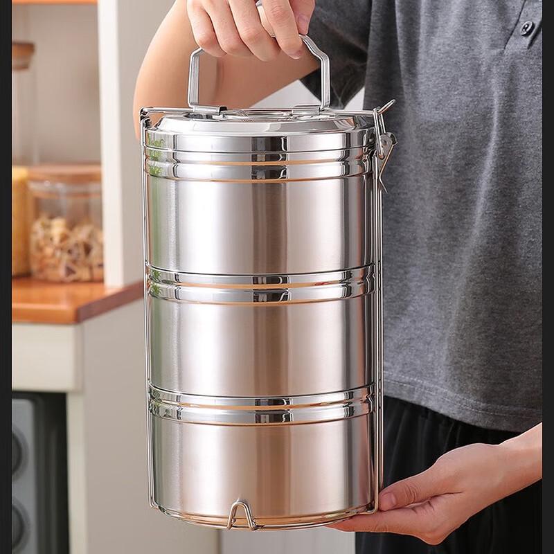 Portable Stainless Steel Multi-Layer Lunch Box