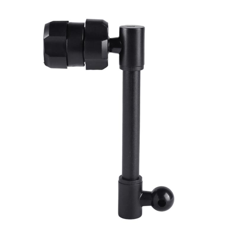 17MM Rotating Joint Phone Mount Adapter 12.5CM Bendable Hose Extension Plastic Construction for Multiple Angle Positioning
