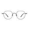 Women's Oval Pure Titanium High Prescription Glasses, Myopia, Small Ultralight Frame, Model 18070