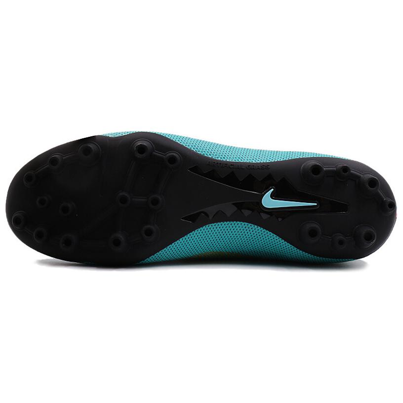 Nike Summer Assassin 12 CR7 Cristiano Ronaldo Non-Slip Durable Soccer Shoes Men Soccer Shoes Cyan AQ0336-390