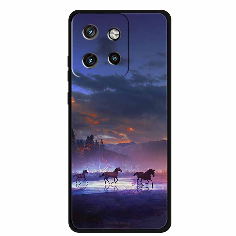 Soft Case For Motorola Moto G75 5G Cover Silicone Print Starry butterfly TPU Soft Phone Cases for Moto G75 Colorful TPU G75 Capa